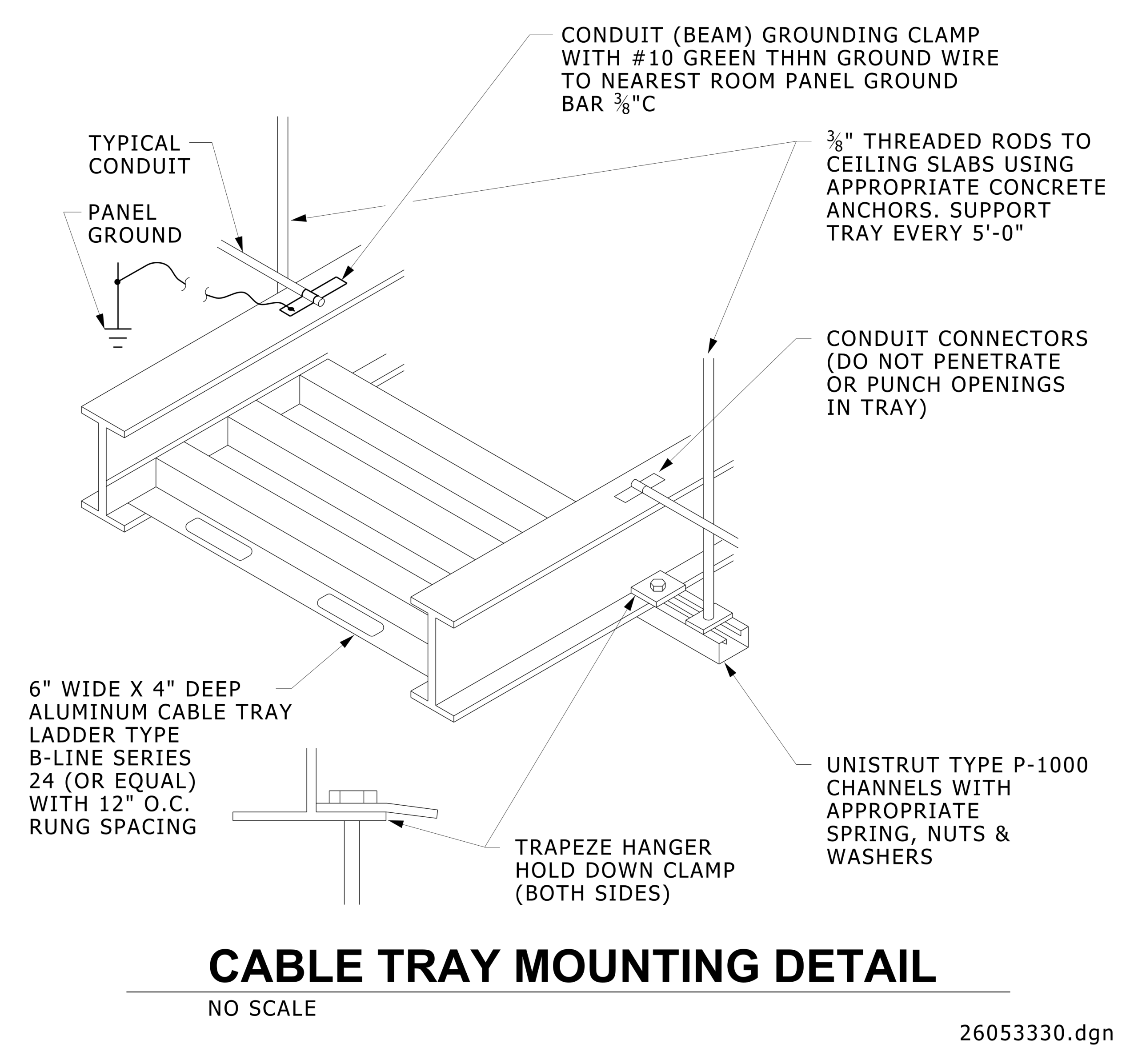 26053330 – Cable Tray Mounting Detail - University of Michigan ...