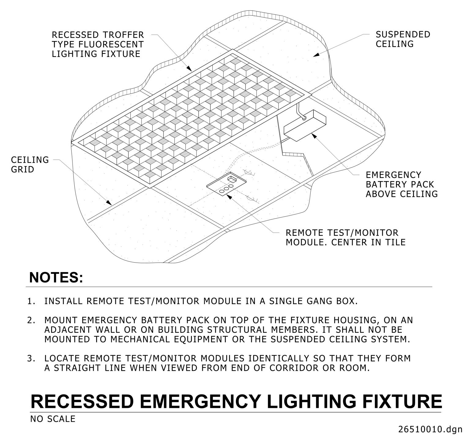 26510010 – Recessed Emergency Lighting Fixture - University of Michigan ...