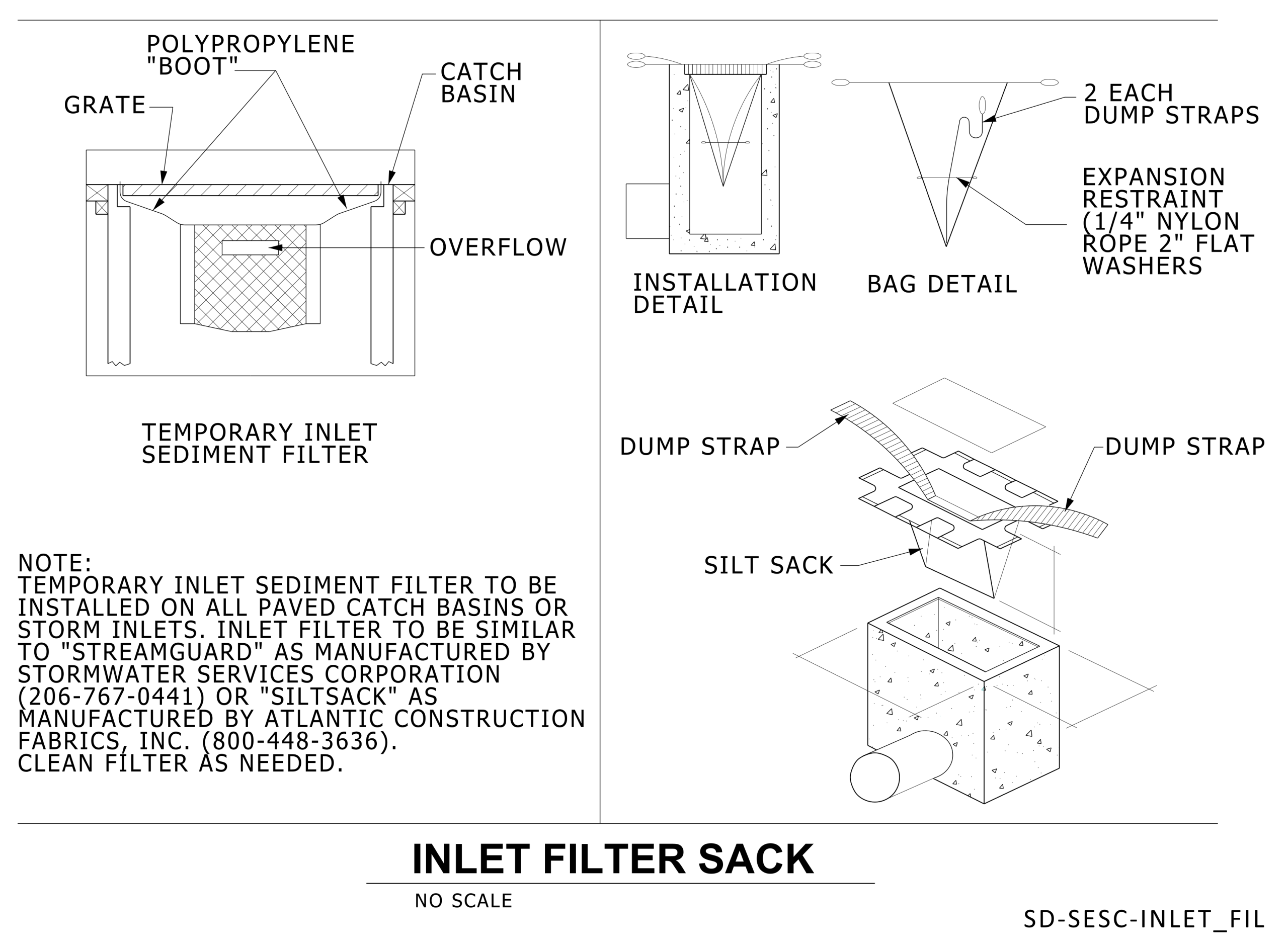 Temporary Inlet Inlet Filter Sack - University of Michigan Architecture, Engineering ...